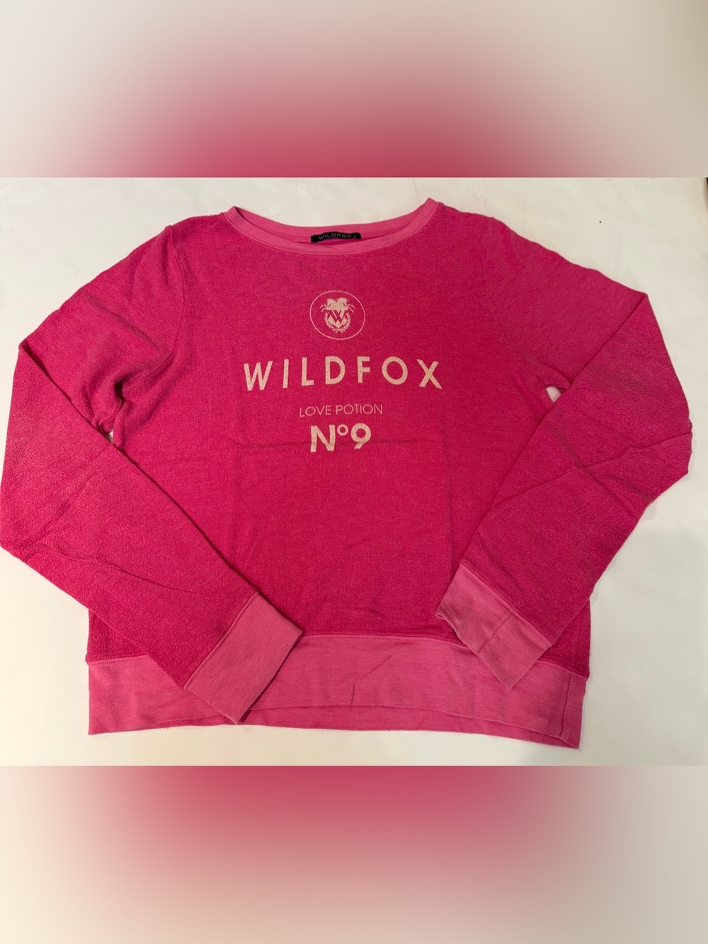Wildfox Pink 'Love Potion No. 9' Pullover Sweatshirt